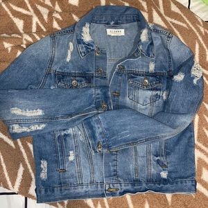 Distressed Jean jacket
